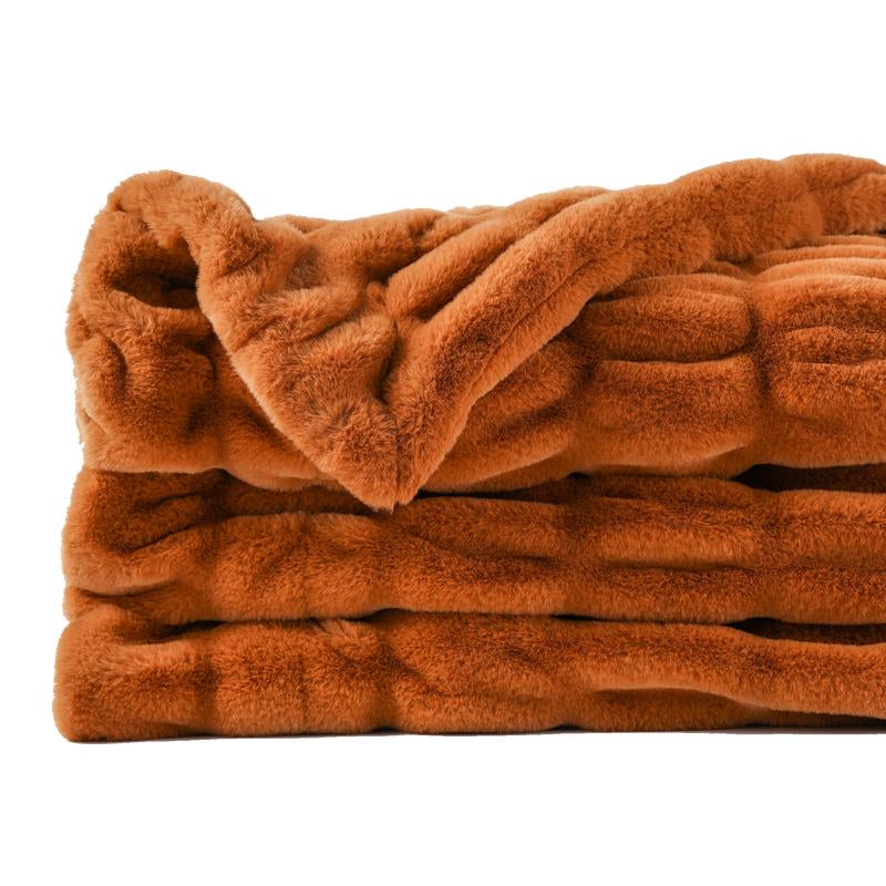 BATTILO Double Side Reversible Blanket 50X60 Inches Super Soft Cozy Microfiber Polyester Spandex Throw Blanket for Couch Bed Sofa Toddler Bed Durable Machine Washable Gift Item