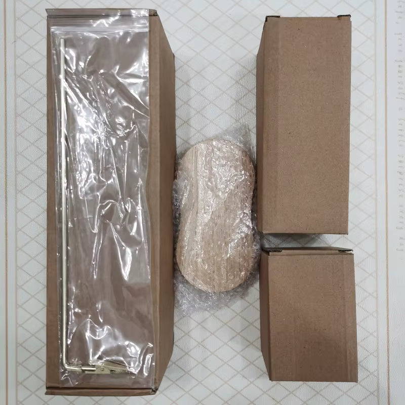 Easy Installed Soild Wood Incense Holder for Joss Sticks Burning Ash with Removable Glass Ash Catcher for Meditation Yoga