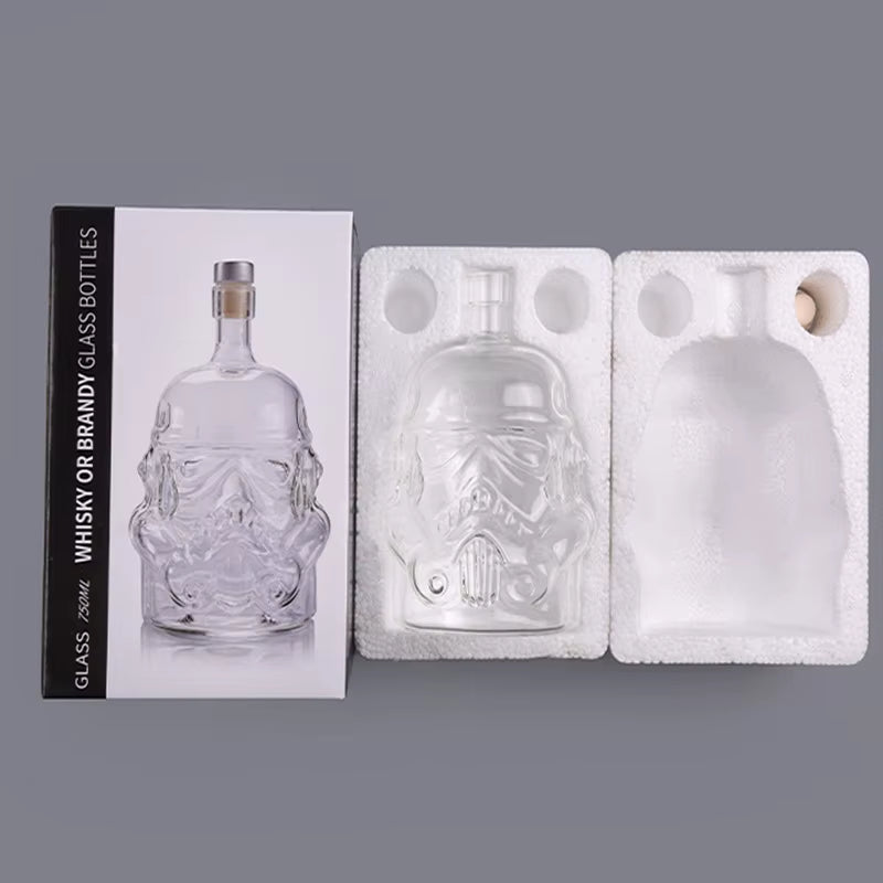 Wine Glass Set Storm Trooper Helmet Whiskey Decanter Whiskey Glass Cup Wine Glasses Accessories Creative Men Gift Bar Party Hot