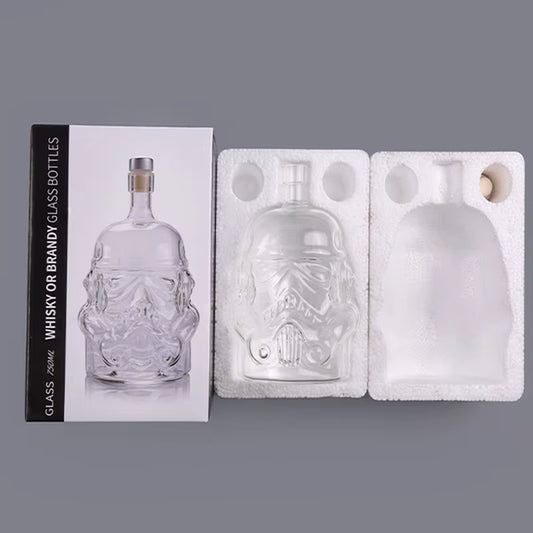 Wine Glass Set Storm Trooper Helmet Whiskey Decanter Whiskey Glass Cup Wine Glasses Accessories Creative Men Gift Bar Party Hot