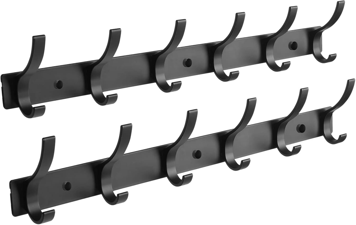 2 Pack Coat Rack Wall Mount, Coat Hooks Wall Mount, Wall Hooks for Hanging, Hat Rack for Wall, Coat Hanger Wall Mount, Towel Hooks for Bathrooms