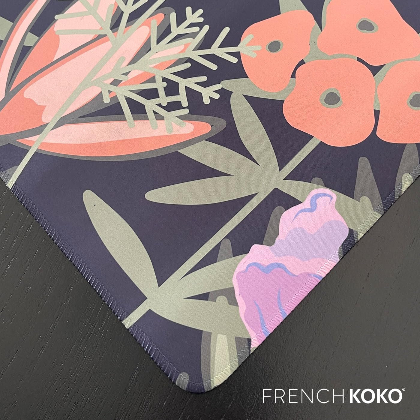 Desk Mat Large Desk Pad Large Mouse Pad Cute Desk Accessories Cute Pink Home Office Essentials XL Desk Mat Desk Pad for Keyboard Mouse on Top of Desks Computer Flowers Floral