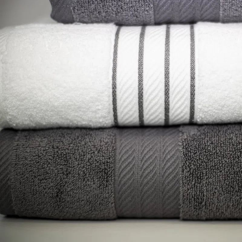 6-Piece 100% Cotton Towel Set