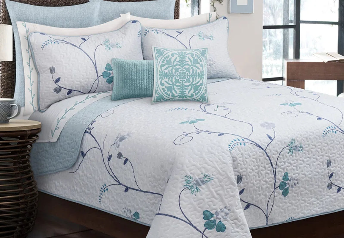 Floral Quilt Set
