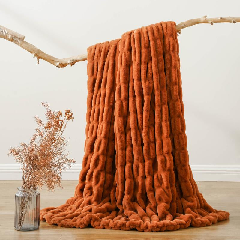 BATTILO Double Side Reversible Blanket 50X60 Inches Super Soft Cozy Microfiber Polyester Spandex Throw Blanket for Couch Bed Sofa Toddler Bed Durable Machine Washable Gift Item