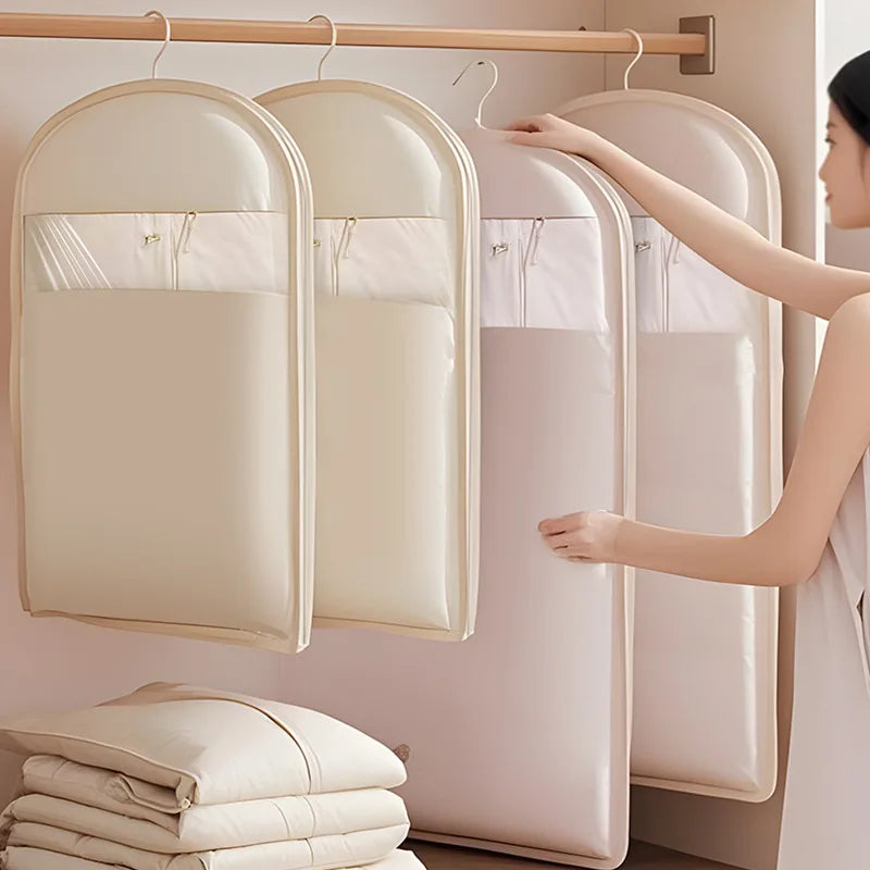 Premium Compression Storage Bags for down Jackets & Luxury Clothing - Dust-Proof Wardrobe Organizers with Space-Saving Design