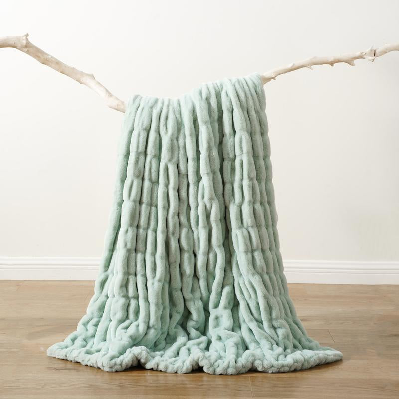 BATTILO Double Side Reversible Blanket 50X60 Inches Super Soft Cozy Microfiber Polyester Spandex Throw Blanket for Couch Bed Sofa Toddler Bed Durable Machine Washable Gift Item