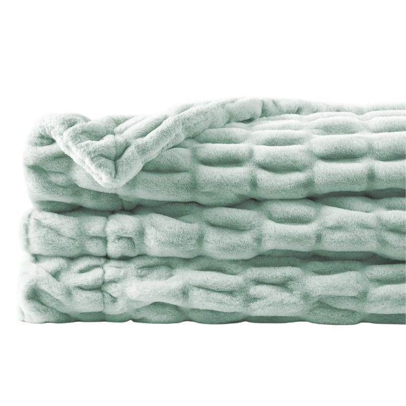 BATTILO Double Side Reversible Blanket 50X60 Inches Super Soft Cozy Microfiber Polyester Spandex Throw Blanket for Couch Bed Sofa Toddler Bed Durable Machine Washable Gift Item