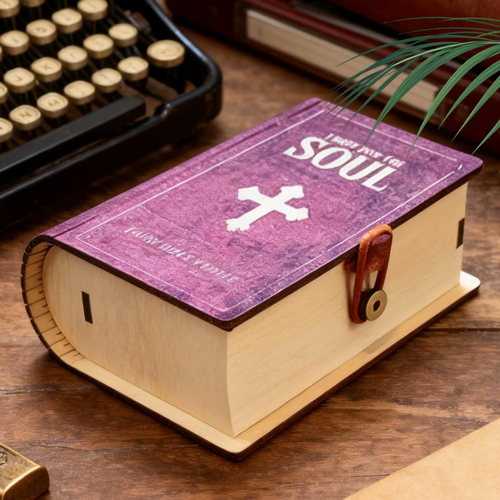 Bible Verse Cards Box Daily Inspiration Scripture Prayer Organization Storage Wooden Box Portable Household Organization Case