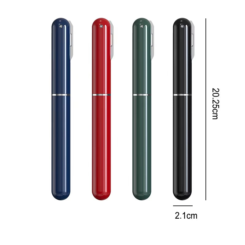 Air Pump Wine Bottle Opener Portable Pen Shape Stainless Steel Pin Air Pressure Red Wine Corkscrew Kitchen Tools Bar Accessories