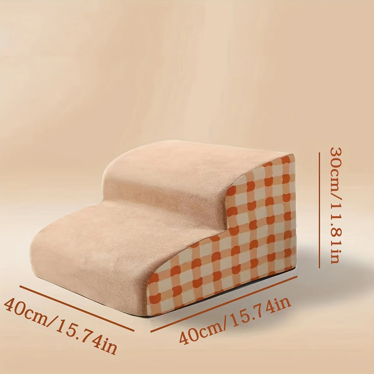 High-Density Foam Non-Slip Pet Steps and Ramps for Older Dogs with Joint Pain - 2/3 Steps Sofa Bed Ladder