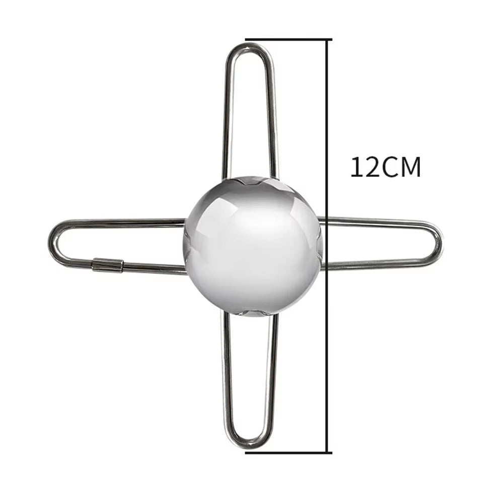 Stainless Steel Espresso Coffee Ice Cube Ball Whiskey Chilling Stone with Holder Reusable Cooling Coffee Tool