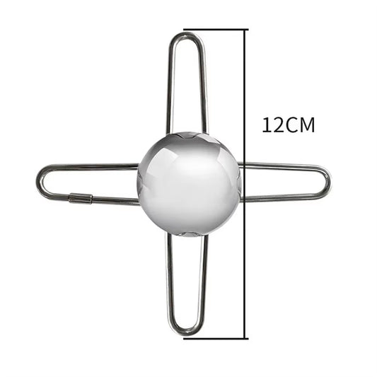 Stainless Steel Espresso Coffee Ice Cube Ball Whiskey Chilling Stone with Holder Reusable Cooling Coffee Tool