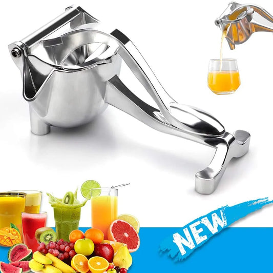 Aluminum Alloy Manual Juice Squeezer for Pomegranate, Orange, Lemon, and Sugar Cane - Professional Kitchen and Bar Fruit Tool