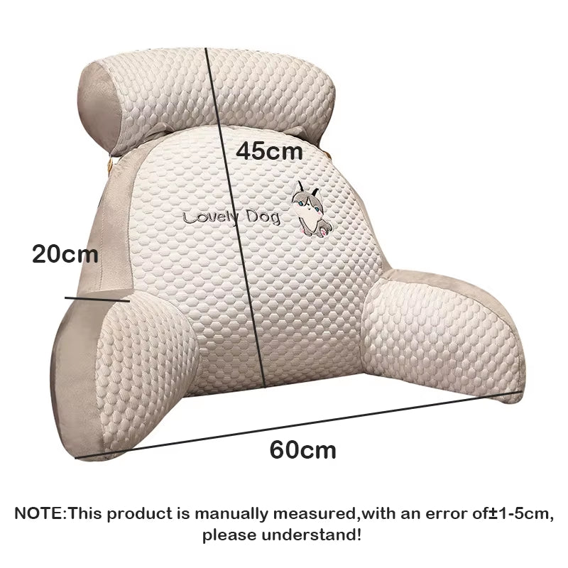 Ultimate Comfort All Season Reading Pillow - Perfect Back Support Cushion for Sofa, Bed, and Office