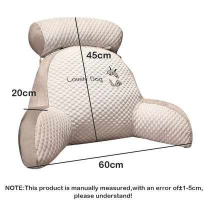Ultimate Comfort All Season Reading Pillow - Perfect Back Support Cushion for Sofa, Bed, and Office